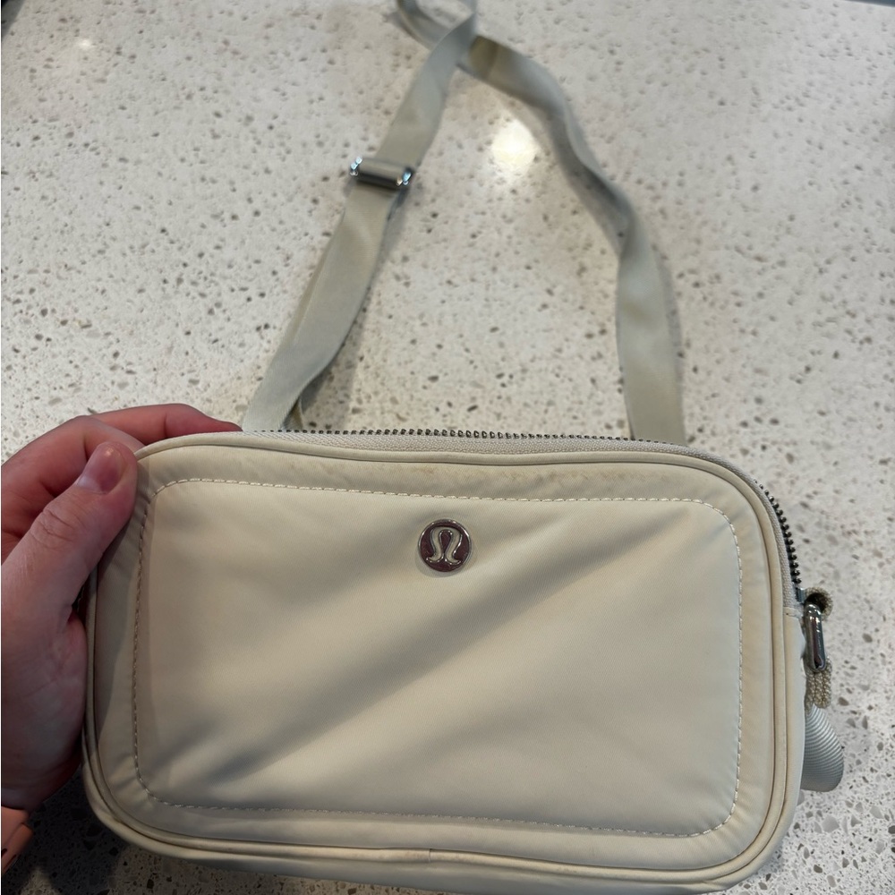 lululemon athletica Cream Crossbody Bag
